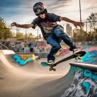 Mastering Tricks on a Half Pipe Skatepark